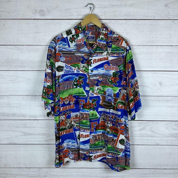 Vintage Florida Gators Reyn Spooner Hawaiian Shirt XL
